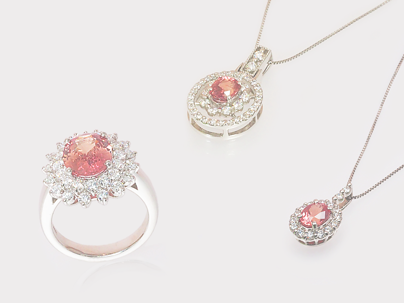 Padparadscha Sapphire　パパラチアサファイア／パパラッチャサファイア