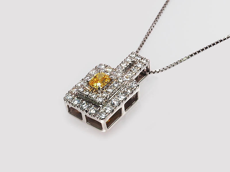 ペンダント：Yellow Sapphire　イエローサファイア
