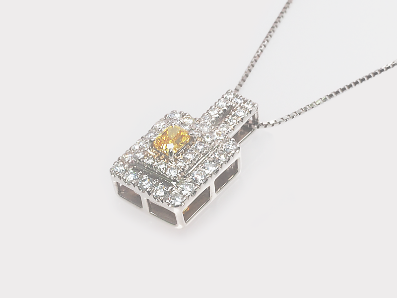 ペンダント：Yellow Sapphire　イエローサファイア