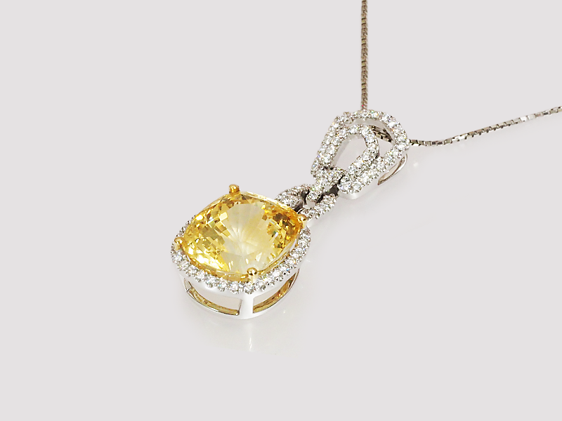 ペンダント：Yellow Diamond　イエローダイヤモンド