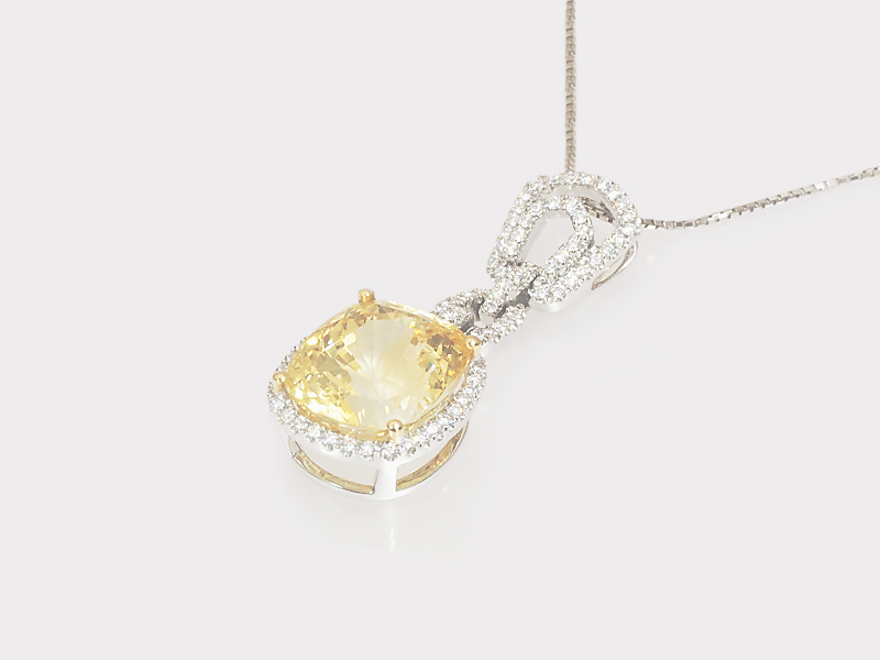 ペンダント：Yellow Diamond　イエローダイヤモンド